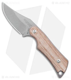 Mercury Kali Clip Point Mini Fixed Blade Knife Natural Micarta (2.25" SW)
