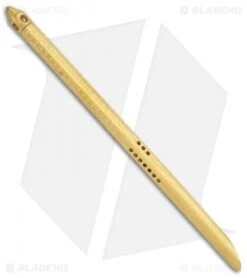 Microtech TAC-P Gold Tactical Spike 112-1TINS -eos || Kershaw || Spyderco Shop Microtech TAC P Gold Tactical Spike 112 1 TINS BHQ 135910 jr side