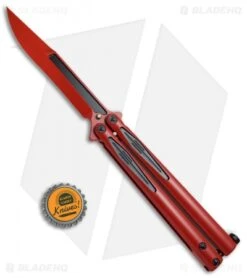Microtech Tachyon III Balisong Butterfly Dead Pool (4.5" Red/Black) 173-1DP -eos || Kershaw || Spyderco Shop Microtech Tachyon III Balisong Butterfly Dead Pool Red Black 173 13DP BHQ 68240 jr bottlecap