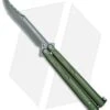 Microtech Tachyon III Balisong Butterfly OD Green (4.5" Serrated Top Swedge OD) -eos || Kershaw || Spyderco Shop Microtech Tachyon III Balisong Butterfly OD Green Serraded Top Swedge OD 173 1GR BHQ 77872 jr