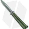 Microtech Tachyon III Balisong Butterfly OD Green (4.5" Sharpened Top Swedge OD) -eos || Kershaw || Spyderco Shop Microtech Tachyon III Balisong Butterfly OD Green Sharpened Top Swedge OD BHQ 77871 jr