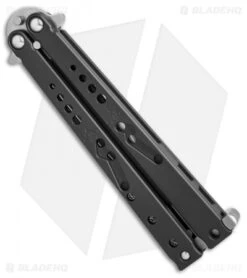 Microtech Dragonfly Butterfly Knife Black (3.75" Stonewash) *Collection* -eos || Kershaw || Spyderco Shop Microtech dragonfly sw BHQ 0301 er side