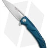 Mikov Elipt Liner Lock Knife Blue Aluminum (3.75" Stonewash) -eos || Kershaw || Spyderco Shop Mikov Elipt Linerlock Knife Blue Aluminum 3in SW BHQ 147757 td BHQ 147757 td