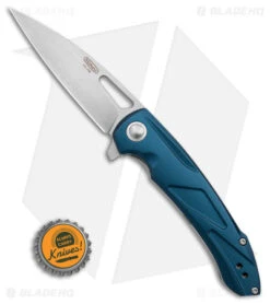 Mikov Elipt Liner Lock Knife Blue Aluminum (3.75" Stonewash) -eos || Kershaw || Spyderco Shop Mikov Elipt Linerlock Knife Blue Aluminum 3in SW BHQ 147757 td BHQ 147757 td size