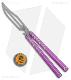 Nabalis + Will Hirsch The Vulp Butterfly Balisong Trainer Purple Al (4.4" BB) 9 Nabalis + Will Hirsch The Vulp Butterfly Balisong Trainer Purple Al (4.4" BB) -eos || Kershaw || Spyderco Shop Nabalis Vulp Butterfly Balisong Trainer Purple BHQ 156946 jr bottlecap