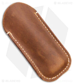 NotoriousEDC Kingpin Slip Joint Knife Titanium (2.8" Stonewash) -eos || Kershaw || Spyderco Shop NotoriousEDC Kingpin SJ Knife Full Ti Dark SW BHQ 179184 jr sheath back