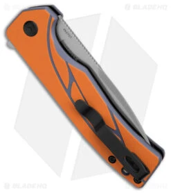Olight Mettle Button Lock Knife Orange G-10 (3.4" SW) -eos || Kershaw || Spyderco Shop Olight Mettle Button Lock Orange G 10 SW BHQ 178859 jr side