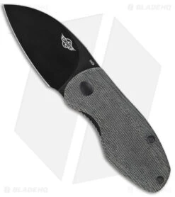 Olight Oknife Parrot Liner Lock Knife Black Micarta (2.6" Black)