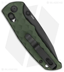 Olight Oknife Rubato 3 Bar Lock Knife OD Green Aluminum (3" Black) -eos || Kershaw || Spyderco Shop Olight Oknife Rubato 3 OD Green Aluminum Black BHQ 179586 jr side