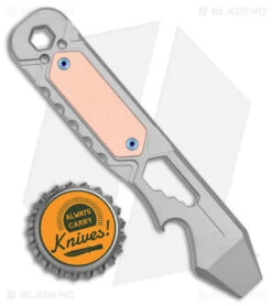 Olight Otacle 2 Pry Bar Gray Titanium -eos || Kershaw || Spyderco Shop Olight Otacle 2 Pry Bar Gray Ti Copper BHQ 167499 jr bottlecap