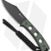 SENCUT Waxahachie Fixed Blade Knife Dark Green Micarta (3.7" Black SW) SA11C -eos || Kershaw || Spyderco Shop Sencut Waxahachie Fixed Blade Dark Green Micarta Black SW BHQ 164928 jr 2