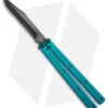 Squid Industries Krake Raken V2.5 Bowie Balisong Knife Teal (4.5" Inked) -eos || Kershaw || Spyderco Shop Squid Industries Krake Raken Bowie V2 5 Balisong Knife Teal 4in 5cm Inked BHQ 139553 td jr