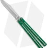 Squid Industries Krake Raken Bowie V2.5 Balisong Dual Tone Green (4.5" Satin) -eos || Kershaw || Spyderco Shop Squid Industries Krake Raken Bowie V2.5 Balisong Dual Tone Green Satin BHQ 179150 jr