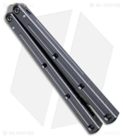 Squid Industries Krake Raken V2.5 Tanto Balisong Knife Gunmetal (4.5" Satin) -eos || Kershaw || Spyderco Shop Squid Industries Krake Raken V2 5 Tanto Balisong Knife Gunmetal 4in Satin BHQ 103500 td spine