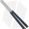 Squid Industries Nautilus Butterfly Balisong Trainer V2 Blue/Black (2.5" Satin) -eos || Kershaw || Spyderco Shop Squid Industries Nautilus Butterfly Balisong Trainer V2 Blue Black Satin BHQ 177940 jr