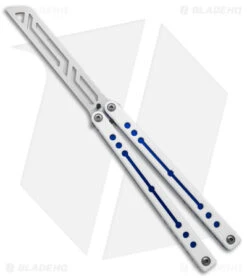 Squid Industries Nautilus Butterfly Balisong Trainer V2 Winter Blue(4.5" Satin)