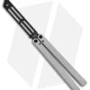 Squid Industries Triton Inked Butterfly Balisong Trainer Silver (Black Trainer) -eos || Kershaw || Spyderco Shop Squid Industries Triton Butterfly Balisong Trainer Silver Black Trainer BHQ 105291 jr
