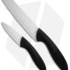 Stone River Gear Two Piece White Ceramic Knife Set - SRG23CKW -eos || Kershaw || Spyderco Shop Stone River Gear 2 Piece White Black SRG23CKW BHQ 51681 jr