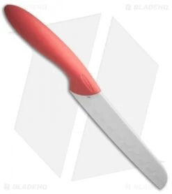 Stone River Gear Two Piece White/Pink Ceramic Knife Set - SRG23CKP -eos || Kershaw || Spyderco Shop Stone River Gear 2 Piece White Pink SRG23CKP BHQ 51679 jr knife 1 spine