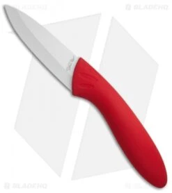Stone River Gear Two Piece White/Red Ceramic Knife Set - SRG23CKR -eos || Kershaw || Spyderco Shop Stone River Gear 2 Piece White Red SRG23CKR BHQ 51680 jr knife 2
