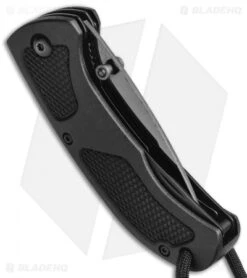 Stone River Gear Ceramic Hunting Knife W/ Point Protector (2.6" Black) -eos || Kershaw || Spyderco Shop Stone River Gear Ceramic Hunting Point Protector SRG4RPBF BHQ 51669 jr side 2