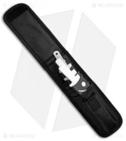 Stone River Gear Change Blade 3-Piece Fixed Blade Knife Black G-10 (3.5" White) -eos || Kershaw || Spyderco Shop Stone River Gear Change Blade 3 Piece Black G 10 White SRG4XCW BHQ 51670 jr case open