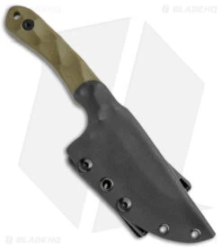 Stroup Knives GP2 Fixed Blade Knife OD Green G-10 (3.75" Black SW) -eos || Kershaw || Spyderco Shop Stroup Knives LLC GP2 OD Green BHQ 142118 jr sheath