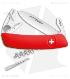 Swiza TT03 Tick Tool Swiss Pocket Knife Red (3" Satin)