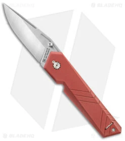TB Outdoor Unboxer EDC Folding Knife Red (3.10" Satin)