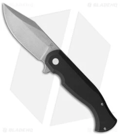 Tools For Gents Eastwood Frame Lock Black Aluminum (3.75" Stonewash)