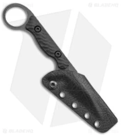 Toor Knives Jank Shank Carbon Tactical Fixed Blade Knife Black G-10 (3" Black) -eos || Kershaw || Spyderco Shop Toor Knives G 10 Jank Shank Shadow Carbon Fixed Blade Black BHQ 139080 jr sheath