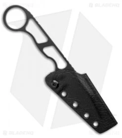 Toor Knives Jank Shank Shadow Black Tactical Fixed Blade Knife (3" CPM-S35VN) -eos || Kershaw || Spyderco Shop Toor Knives Jank Shank Shadow Black Fixed Blade Knife 3.0 BHQ 123651 LS Side