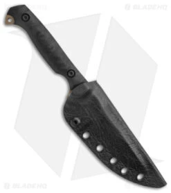 Toor Knives Krypteia Stealth Fixed Blade Knife Ebony G-10 (4" Tan) -eos || Kershaw || Spyderco Shop Toor Knives Krypteia Stealth Fixed Blade Ebony Tan BHQ 160955 jr sheath