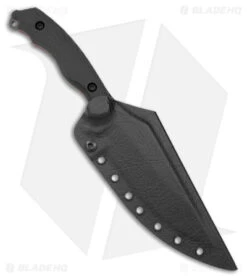 Toor Knives Raven Fixed Blade Knife Black G-10 (5.5" Black) -eos || Kershaw || Spyderco Shop Toor Knives Raven Blade Black G 10 Black BHQ 174496 jr sheath