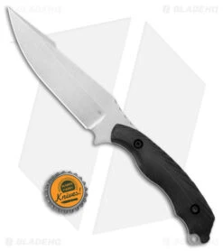 Toor Knives Raven Fixed Blade Knife Ebony (5.5" Stonewash) -eos || Kershaw || Spyderco Shop Toor Knives Raven Fixed Blade Ebony SW BHQ 174495 jr bottlecap