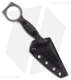 Toor Knives Viper Fixed Blade Knife Carbon Black G-10 (2.65" Black SW) -eos || Kershaw || Spyderco Shop Toor Knives Viper Fixed Blade Knife Carbon Black G 10 Black SW BHQ 180600 KC sheath