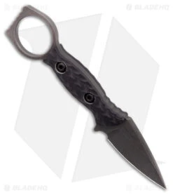 Toor Knives Viper Fixed Blade Knife Carbon Black G-10 (2.65" Black SW) -eos || Kershaw || Spyderco Shop Toor Knives Viper Fixed Blade Knife Carbon Black G 10 Black SW BHQ 180600 KC side