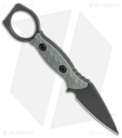 Toor Knives Viper Fixed Blade Knife Stealth Gray G-10 (2.65" Black) -eos || Kershaw || Spyderco Shop Toor Knives Viper Fixed Blade Stealth Gray G 10 Black BHQ 142276 jr spine