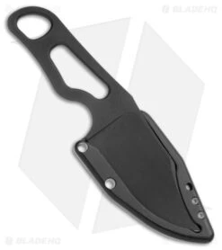 Turner CNC Jackalope Fixed Blade Knife Black CPM 3V (2.75" DLC) -eos || Kershaw || Spyderco Shop Turner CNC Jackalope Fixed Blade Knife CPM 3V Steel DLC BHQ 170245 jr sheath