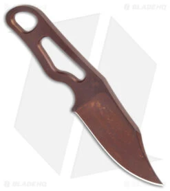 Turner CNC Jackalope Fixed Blade Knife Bronze CPM 3V (2.75" Heat Treat) -eos || Kershaw || Spyderco Shop Turner CNC Jackalope Fixed Blade Knife CPM 3V Steel Heat Treat BHQ 170244 jr spine