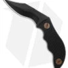 Turner CNC Voodoo Doc Chimera Fixed Fighting Knife Black G-10 (3.5" DLC 3V) -eos || Kershaw || Spyderco Shop Turner CNC Voodoo Doc Chimera Fixed Blade Fighting Knife DLC BHQ 171293 jr