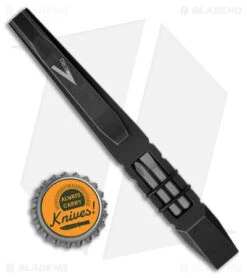 Vero Engineering Fulcrum Prybar/Bit Driver Blackwash Titanium (5" Fullsize) -eos || Kershaw || Spyderco Shop Vero Engineering Fulcrum Prybar and Bit Driver Blackwash Ti Fullsize BHQ 174701 jr bottlecap 2