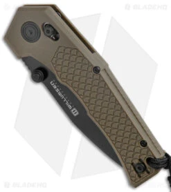Willumsen Copenhagen Zero7 Cross Bar Knife OD Green GFN (3.5" Black) -eos || Kershaw || Spyderco Shop Willumsen Copenhagen Zero7 Cross Bar OD Green GFN Black BHQ 163655 jr spine