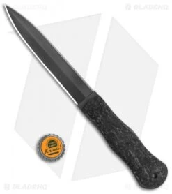Winkler Knives Tactical Dagger Knife Black Rubber (5.5" Caswell) -eos || Kershaw || Spyderco Shop Winkler Knives Tactical Dagger Rubber Handle Caswell BHQ 17476 jr bottlecap