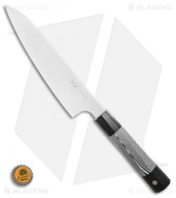 Xin Cutlery Xincare 7.5" Kiritsuke Chef's Kitchen Knife Black/White G10 -eos || Kershaw || Spyderco Shop XIN Cutlery Japanese Style Chef Knife Black Red G 10 Satin 7 BHQ 123457 LS Bottlecap