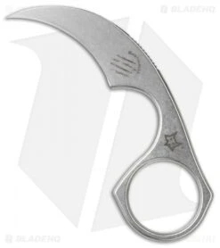 Bastinelli Diagnostic Karambit Fixed Blade Neck Knife Stonewash (1.5" Stonewash)