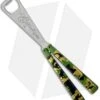BB Barfly Bottle Opener Butterfly Trainer (Green Camo) -eos || Kershaw || Spyderco Shop bbbarfly camo green bottle opener