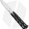 Bear & Son 113B Small Butterfly Balisong Knife Black Textured (3.3" Satin) -eos || Kershaw || Spyderco Shop bear and son 113b 4 inch black butterfly side 1 bhq 0367 jr open
