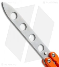 Bear OPS Bear Song II Butterfly Knife Orange G-10 (4.38" Trainer) B-201-B4-P -eos || Kershaw || Spyderco Shop bear ops b 201 or4 p 35005 cm blank