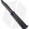 Bear OPS Bear-Song III Butterfly Knife Black G-10 (4.38" Black Plain) B-300-B4-T -eos || Kershaw || Spyderco Shop bear ops b 300 b4 t 35007